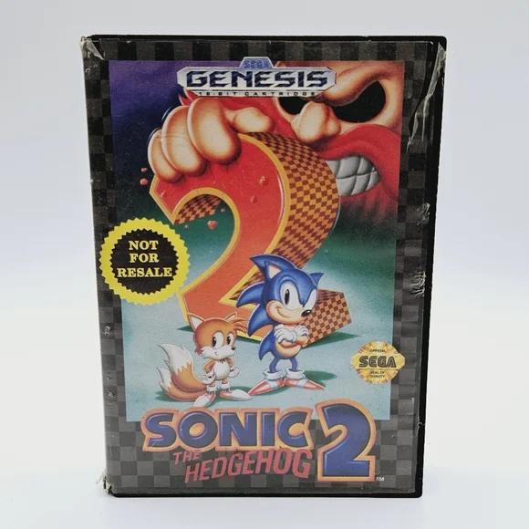 SEGA GENESIS | Sonic The Hedgehog 2 game cart.ridge - Picture 1 of 6
